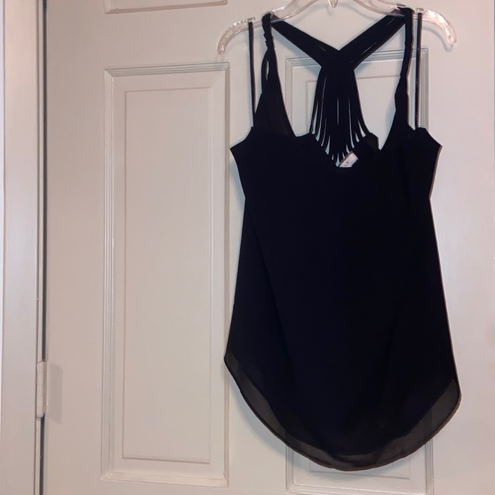 Black Blouse Tank